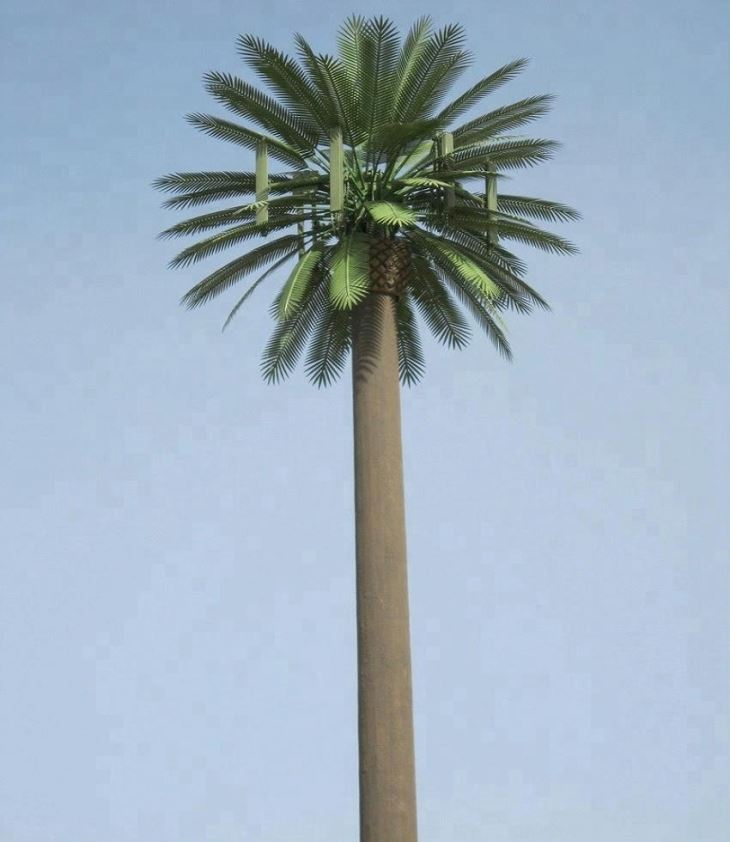 برج آنتن درخت نخل استتار شده
